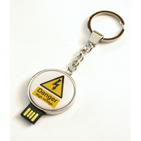 Llavero danger con pendrive de 16 GB - Regalos para hombres