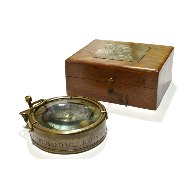 Brújula con reloj solar -  artículos naúticos