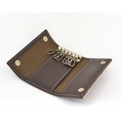 Llavero de piel marrón - Sorpréndele Regalos para Hombre