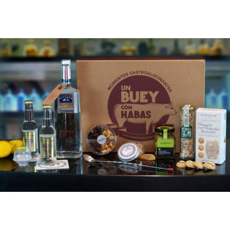 Caja gourmet gin tonic - Regalos para sibaritas