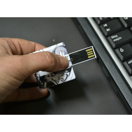 Pendrive extraplano "maquinaria" de 16GB - regalos originales y curiosos