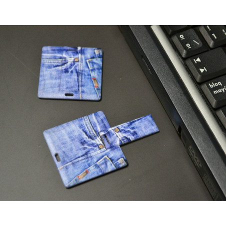 Pendrive extraplano "JEANS" de 16GB - regalos originales y curiosos