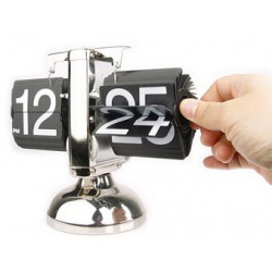reloj láminas flip flop clock