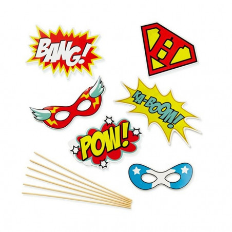 PLANTILLAS PARA PHOTOCALL SUPERHEROES