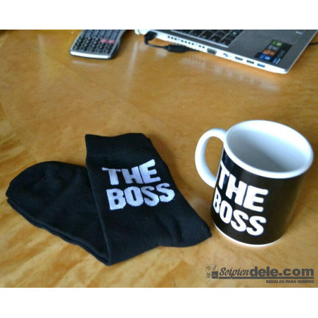 SET TAZA Y CALCETINES "THE BOSS"