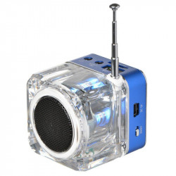 Mini altavoz mp3 con radio y reloj - Regalos para hombres