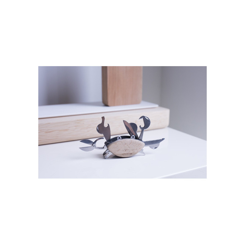 Multiherramienta cangrejo de madera kikkerland