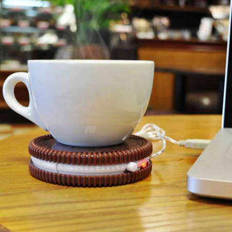 calientatazas usb galleta - regalos para hombres