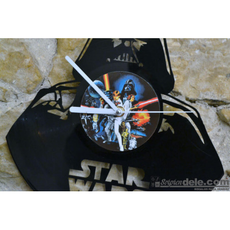 RELOJ DISCO DE VINILO DARTH VADER - regalos originales
