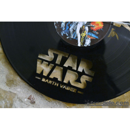 RELOJ DISCO DE VINILO DARTH VADER - regalos originales