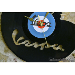 RELOJ DISCO DE VINILO VESPA - regalos originales