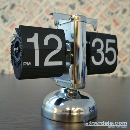 reloj láminas flip flop clock