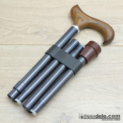 Imagén: BASTÃN PLEGABLE DE ALUMINIO GRIS