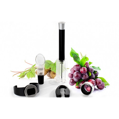 CAJA CON ACCESORIOS PARA VINO CAJA CON ACCESORIOS PARA VINO