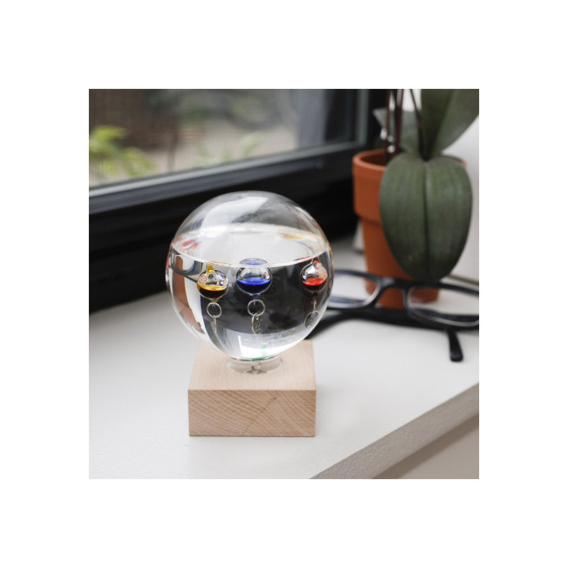 Vectis - Termometro Galileiano Ad Ampolla, 44 Cm, In Confezione Regalo