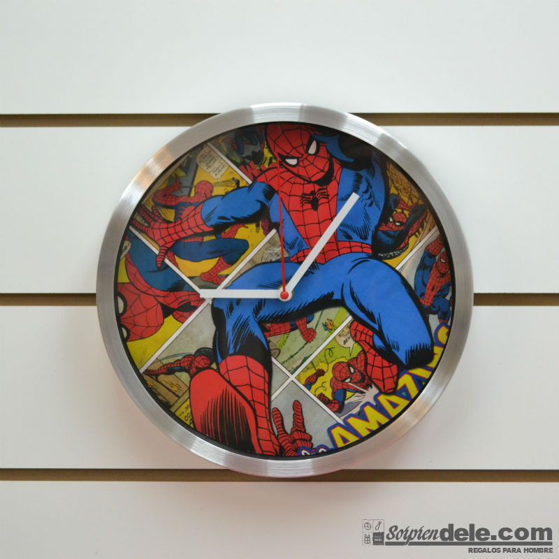 RELOJ PARED SPIDERMAN