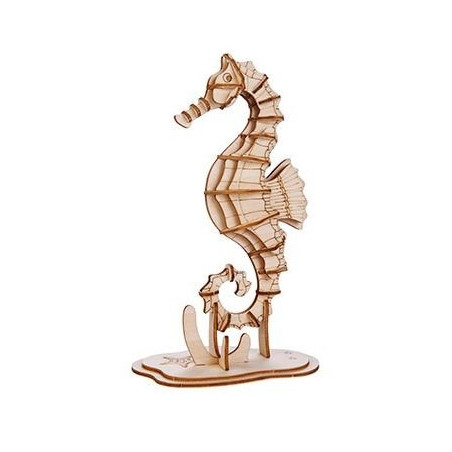 puzzle 3D caballito de mar