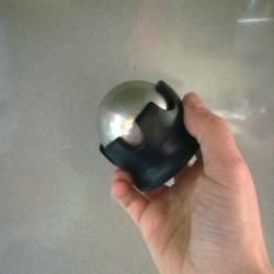MASAJEADOR  BOLA ACERO INOXIDABLE CONGELABLE