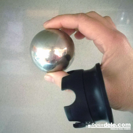 MASAJEADOR  BOLA ACERO INOXIDABLE CONGELABLE