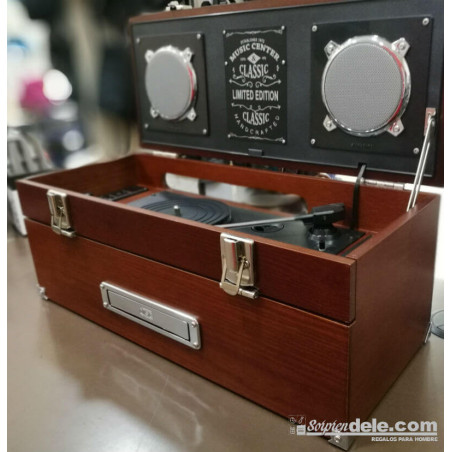 Tocadiscos retro - regalos para hombre
