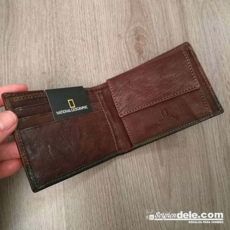 Billetero con monedero National Geographic - regalos para hombres