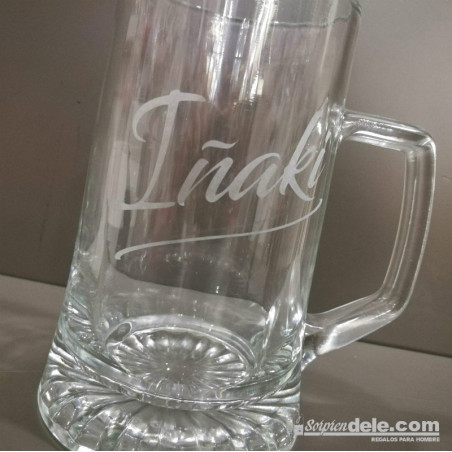 JARRA DE CERVEZA PERSONALIZADA