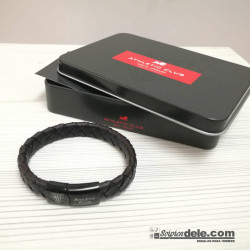 PULSERA TRENZADA 2 COLORES ATHLETIC CLUB DE BILBAO