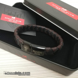 PULSERA TRENZADA 2 COLORES ATHLETIC CLUB DE BILBAO