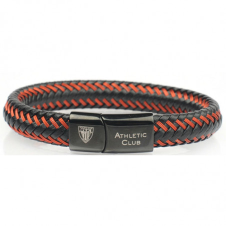 PULSERA TRENZADA 2 COLORES ATHLETIC CLUB DE BILBAO