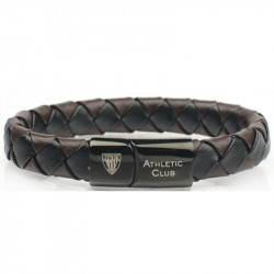 PULSERA TRENZADA 2 COLORES ATHLETIC CLUB DE BILBAO