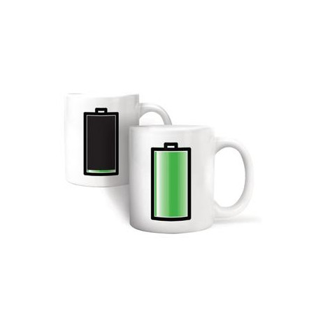 taza control de temperatura pila - regalos originales y curiosos taza control de temperatura pila - regalos originales y curiosos