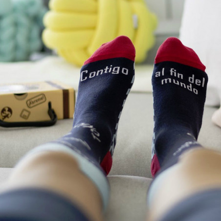 CALCETINES CONTIGO AL FIN DEL MUNDO