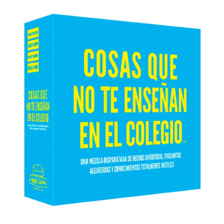 JUEGO "COSAS QUE NO TE ENSEÑAN EN EL COLEGIO"