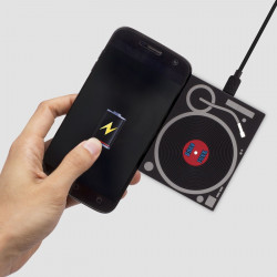 Imagén: CARGADOR  INALÃMBRICO CON FORMA DE TOCADISCOS