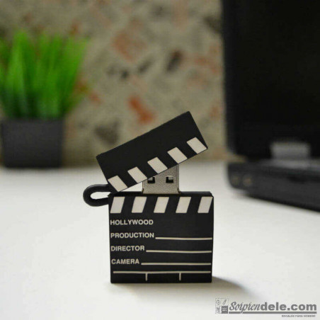 Pendrive claqueta de cine - regalos originales 