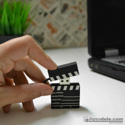 Pendrive claqueta de cine - regalos originales 