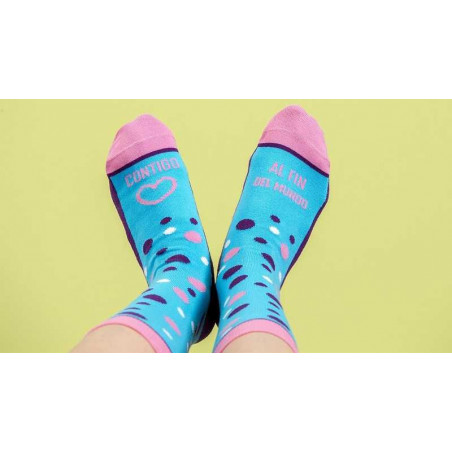 CALCETINES MUJER CONTIGO AL FIN DEL MUNDO 