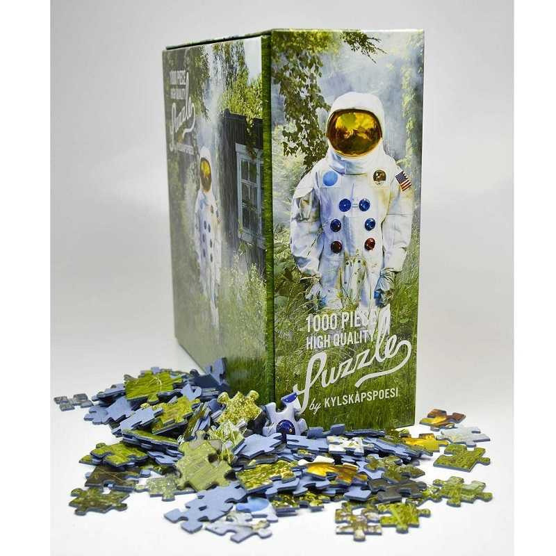 Puzzle Eurographics 1000 Pezzi – Astronauta (03937), Dimensioni 48.9 X 67.3 Cm, Fatto Con Cartone Riciclato