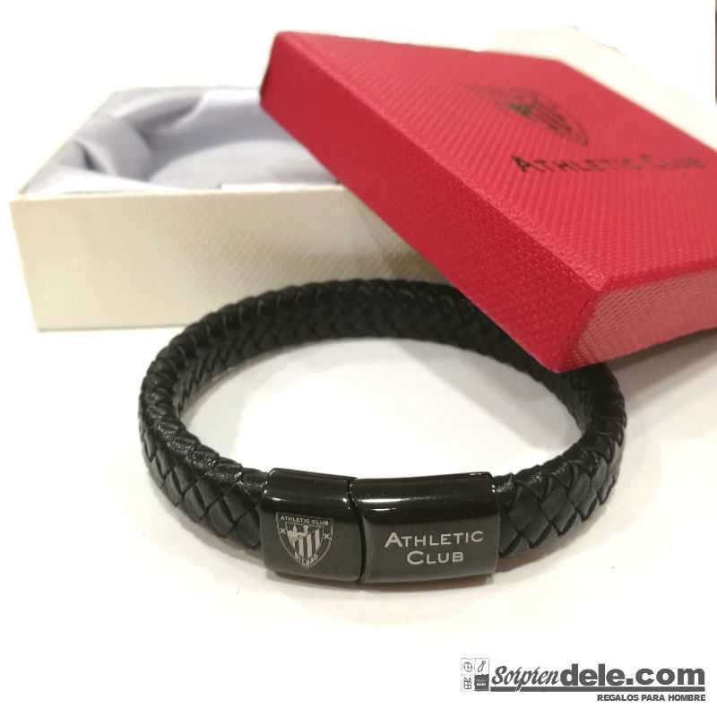 PULSERA TRENZADA CUADRADA ATHLETIC CLUB DE BILBAO