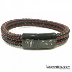 PULSERA TRENZADA 2 COLORES ATHLETIC CLUB DE BILBAO