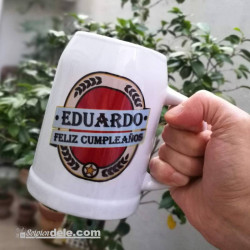 JARRA CERVEZA PERSONALIZADA