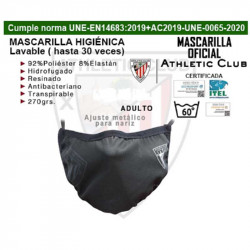 Imagén: MASCARILLA OFICIAL ATHLETIC CLUB DE BILBAO