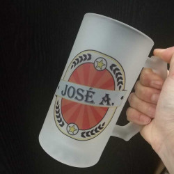 JARRA CERVEZA PERSONALIZADA