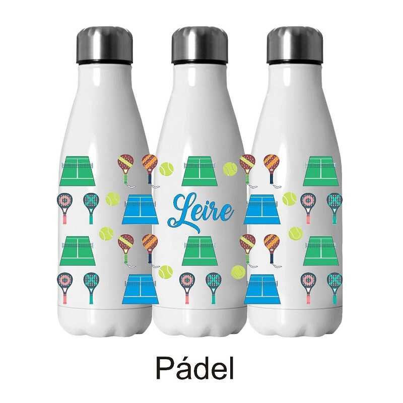 Botella termo personalizada padel