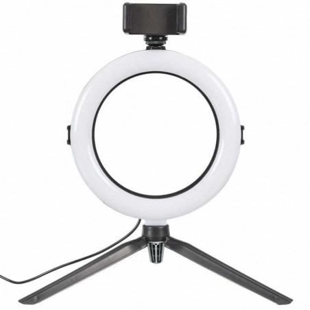 trípode con luz para smartphone