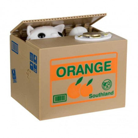 HUCHA GATITO ATRAPAMONEDAS