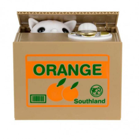 HUCHA GATITO ATRAPAMONEDAS