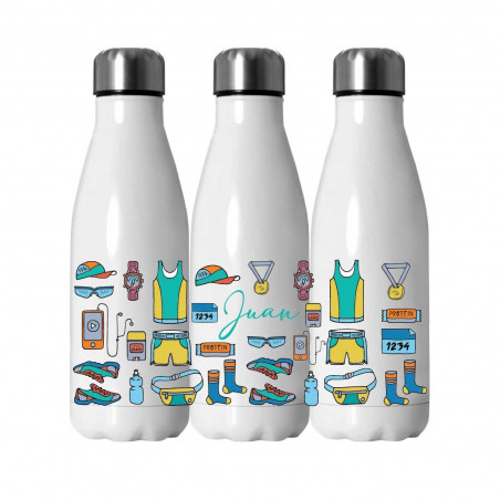 Botella termo personalizada running