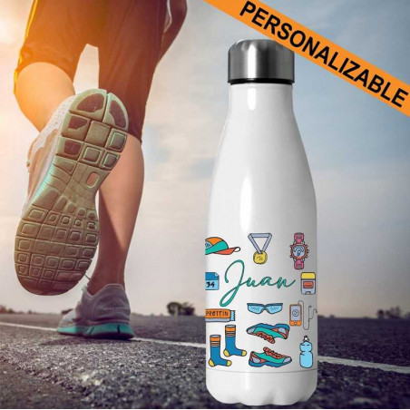 Botella termo personalizada running