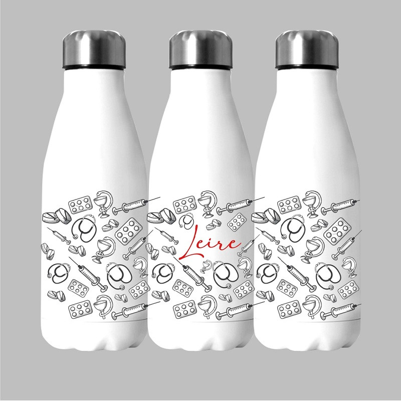 BOTELLA TERMO "MEDICINA" PERSONALIZADA